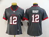 Women Nike Buccaneers 12 Tom Brady Gray New 2020 Vapor Untouchable Limited Jersey,baseball caps,new era cap wholesale,wholesale hats